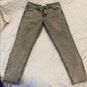 Grey boutique skinny jeans